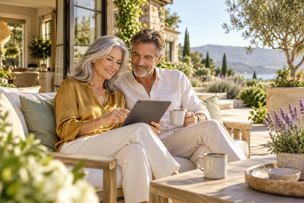 Homebuyer reviewing assets and financing plans