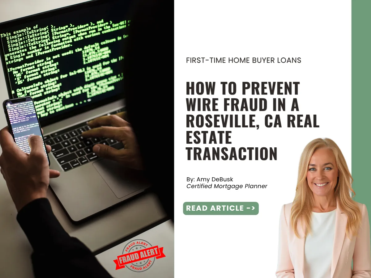 Cybersecurity and wire fraud warning image illustrating risks homebuyers face during real estate transactions and wire transfers.
