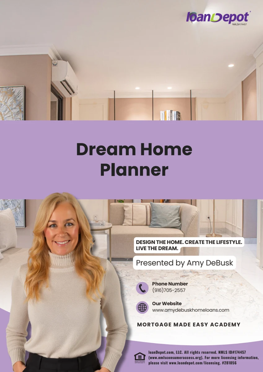Cover of the Dream Home Planner presented by Amy DeBusk