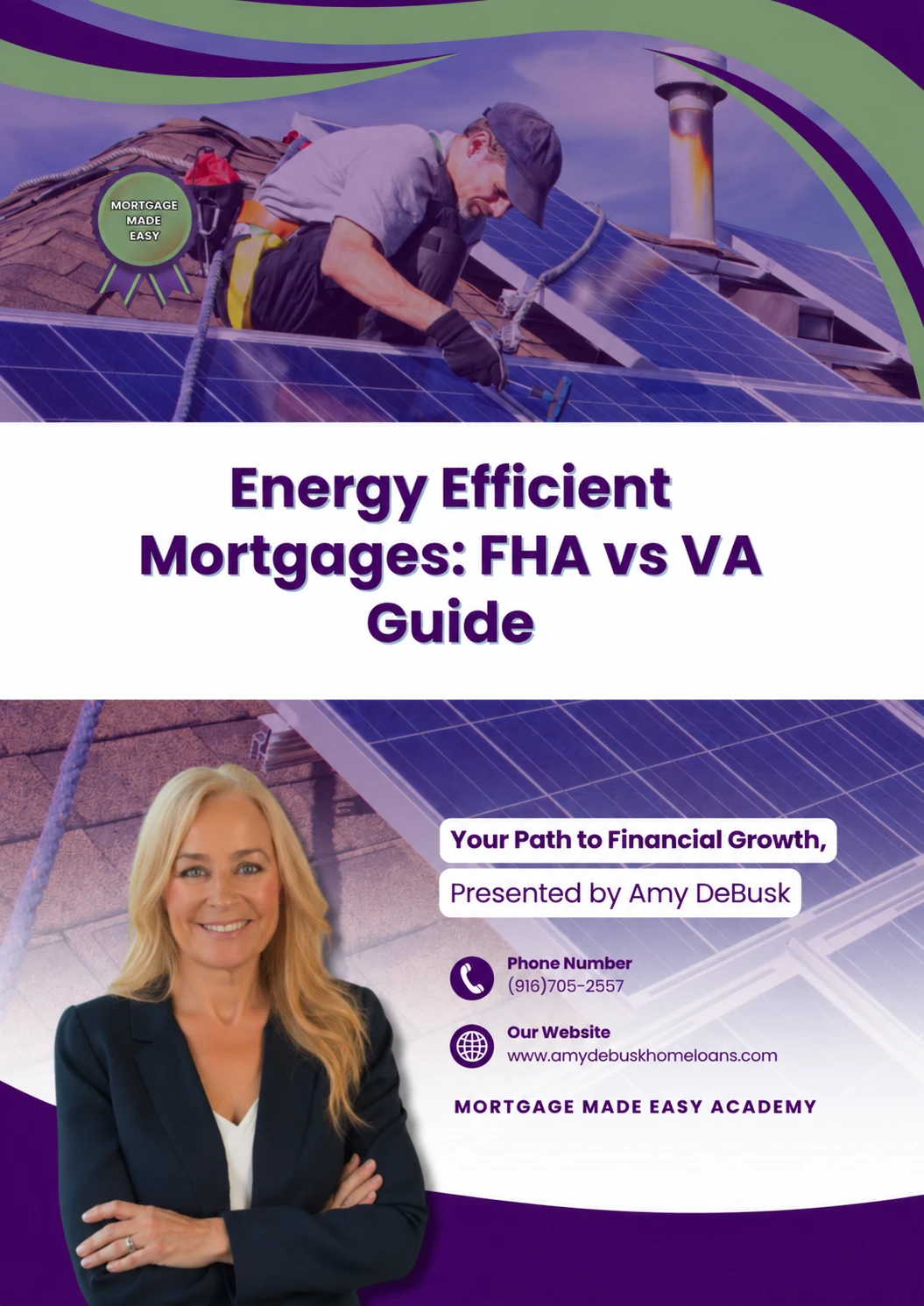 Amy's Energy Efficient Mortgages FHA vs VA Guide cover
