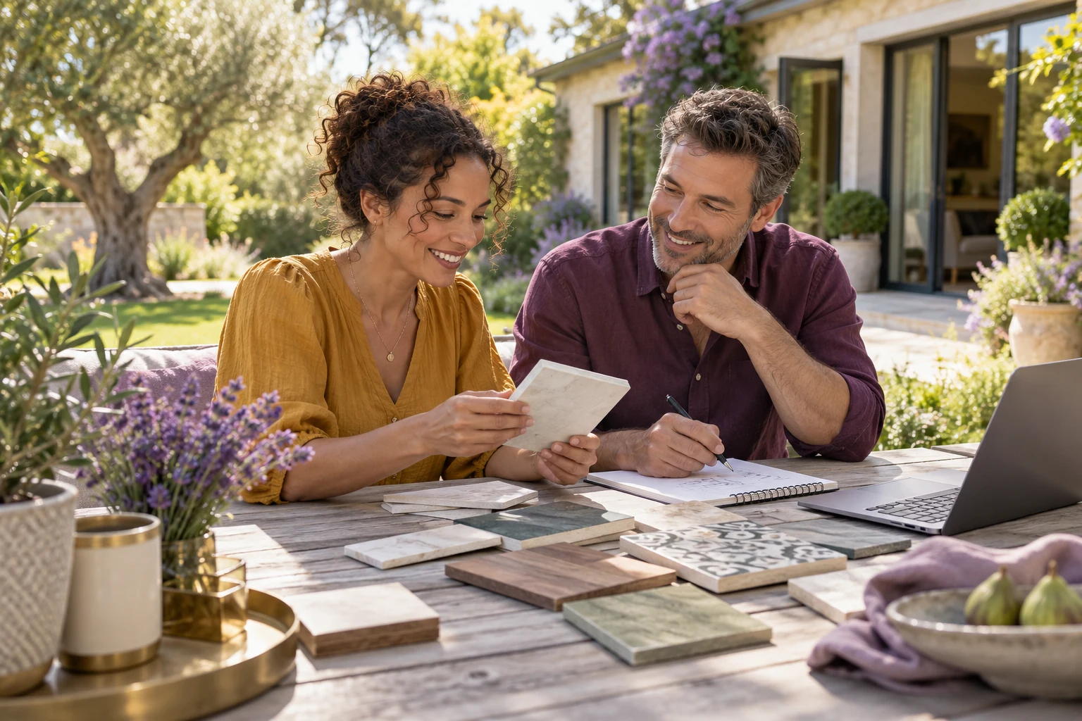 Homeowner reviewing home equity choices