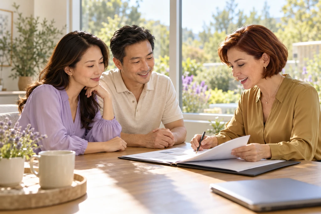 Self-employed borrower reviewing a tax return
